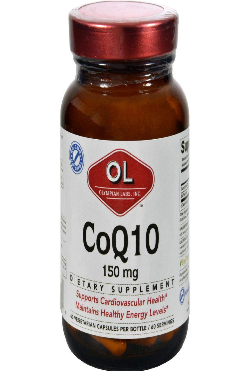 Olympian Labs Coq, 150mg, 60 Capsules (Packaging May Vary) Unflavored 60 Count (Pack of 1)