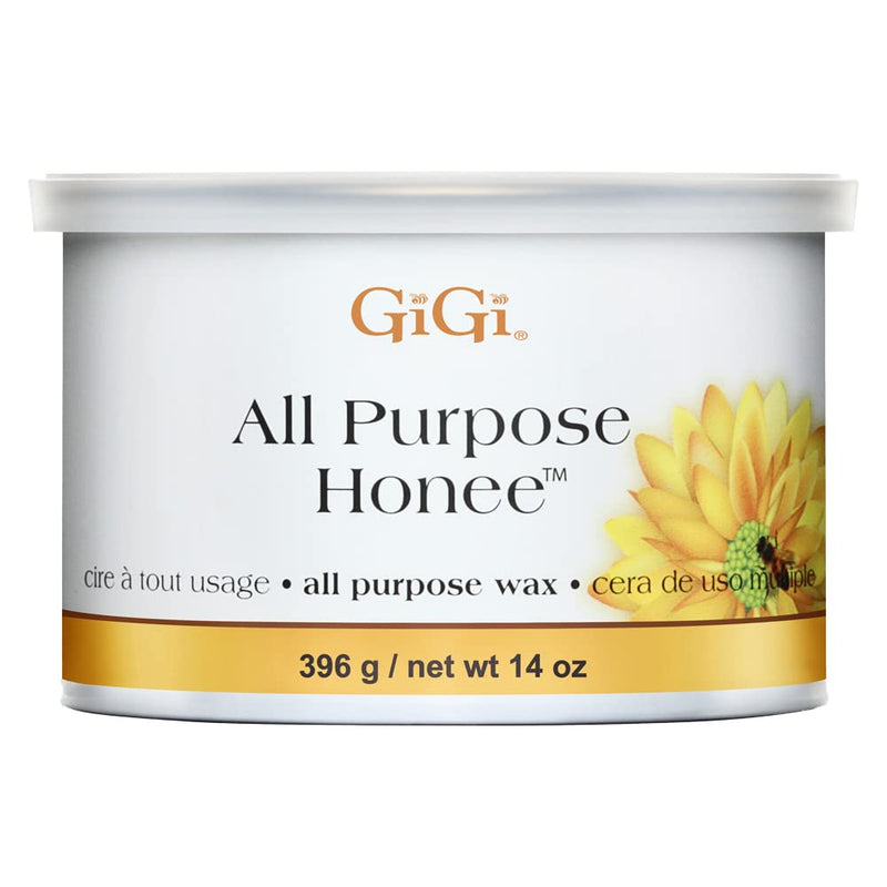 GiGi All Purpose Honee Hair Removal Soft Wax for All Skin and Hair Types, 14 oz 14 Ounce (Pack of 1)