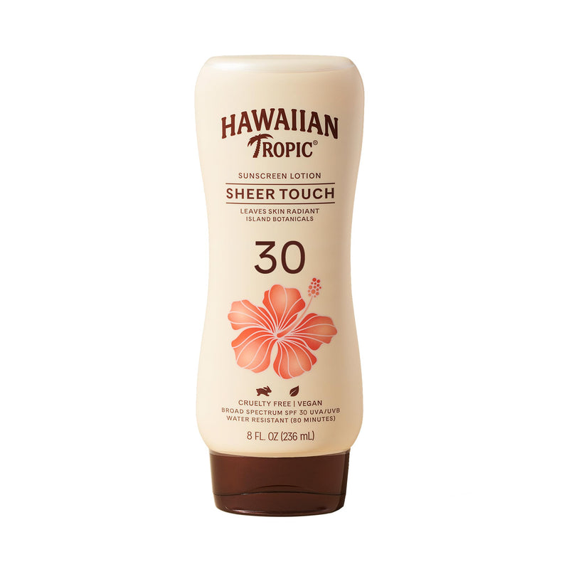 Hawaiian Tropic Sheer Touch Ultra Radiance Lotion Sunscreen SPF 30, 8oz | Hawaiian Tropic Sunscreen SPF 30, Sunblock, Broad Spectrum Sunscreen, Oxybenzone Free Sunscreen, Body Sunscreen, 8oz - BeesActive Australia