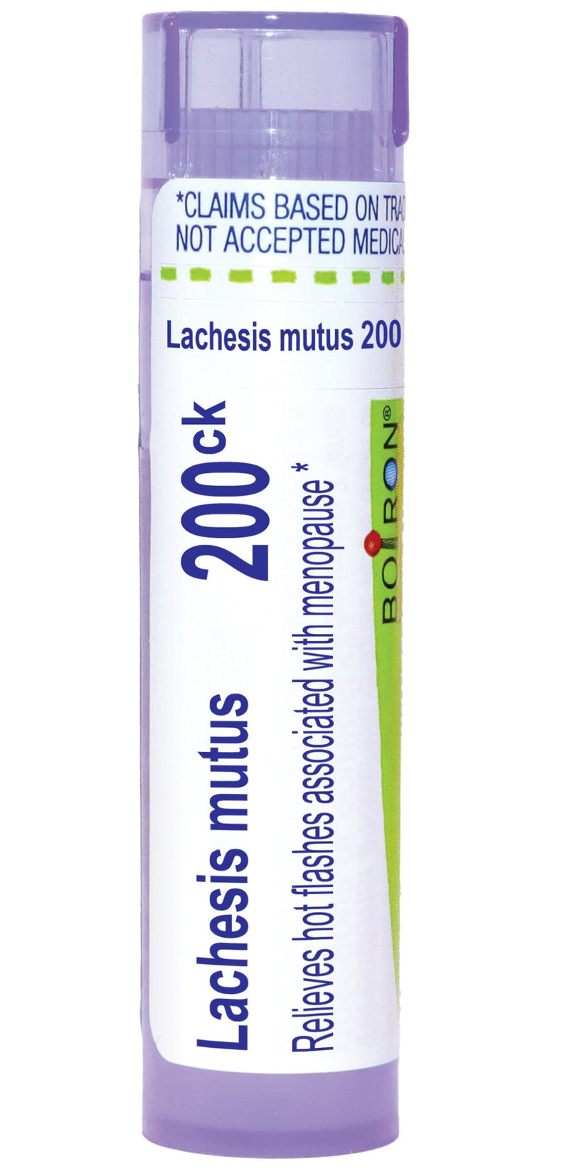 Boiron Lachesis Mutus 200Ck Homeopathic Medicine for Hot Flash - 80 Pellets 80 Count (Pack of 1) - BeesActive Australia