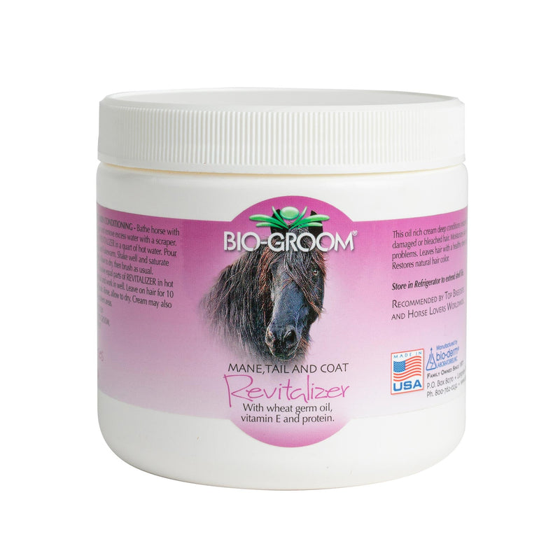 Bio-Groom Revitalizer Cream Horse Conditioner – Coat Defense for Mane, Tail, and Coat, Leave-in Horse Hair Care, Non-Oily, Cruelty-Free, Made in USA, Horse Grooming Products – 1 lb 1-Pack