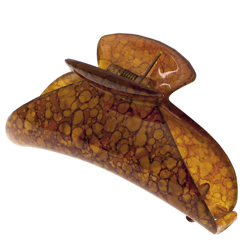 Camila Paris MP925 French Hair Clip for Women Thick Hair for Long Curly Wavy Hair, Girls Hair Claw Clips Jaw, Durable Styling Big Claw Clip for Thick Hair, Strong Hold No Slip Grip, Made in France Granite 4" - BeesActive Australia