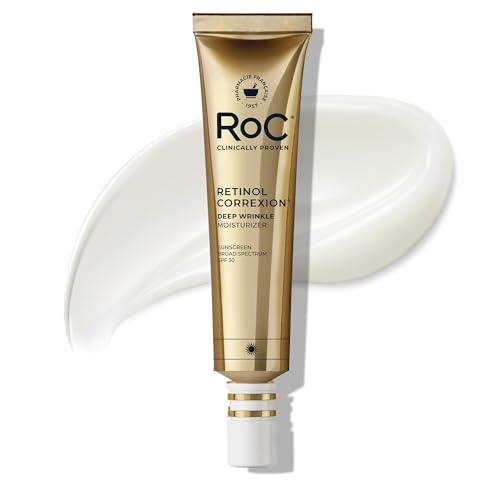 RoC Retinol Correxion Deep Wrinkle Daily Face Moisturizer SPF 30, 1 oz Deep Wrinkle Daily Moisturizer