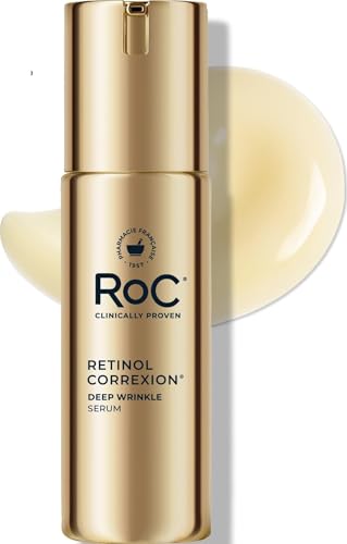 RoC Retinol Correxion Deep Wrinkle Retinol Face Serum, Ascorbic Acid, 1 0z Deep Wrinkle Serum
