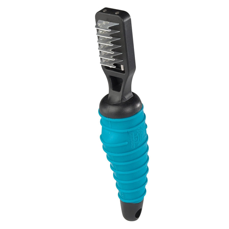 Master Grooming Tools Ergonomic DeMatting Tools — Reversible DeMatting Tools for Grooming Dogs - 6-Blade Style Black 6 Blade - BeesActive Australia