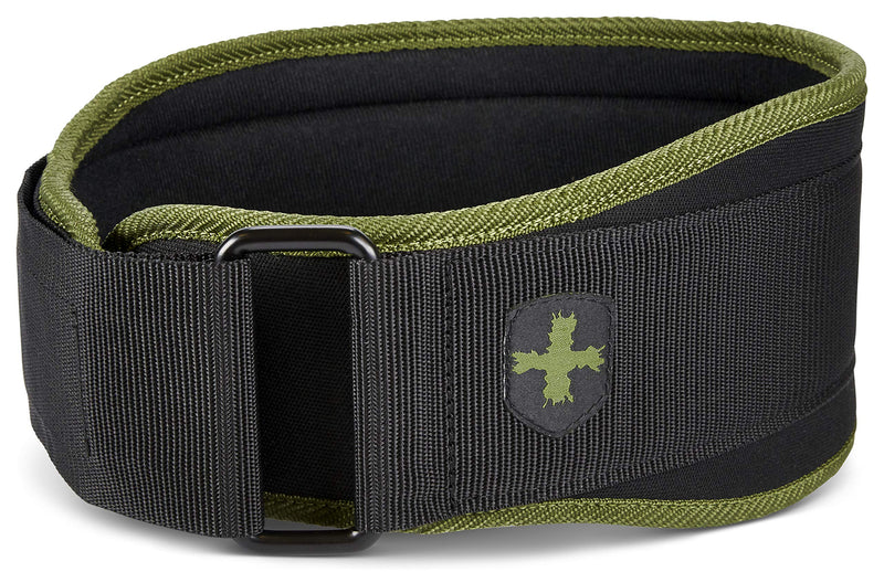 Harbinger Weightlifting Belt Foam Core Green Small (24 - 29 Inches)