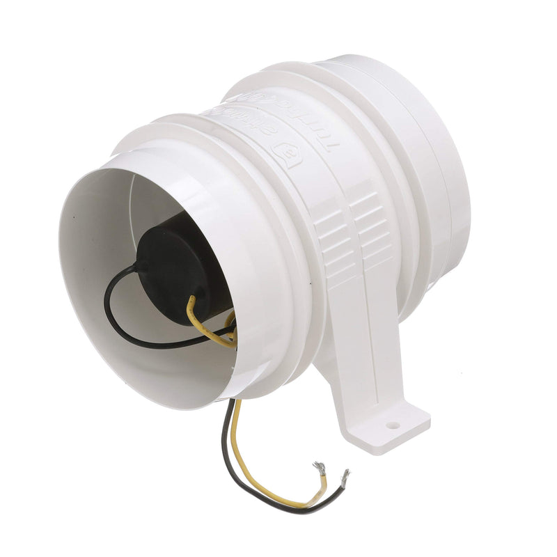 Attwood 1749-4 Turbo 4000 Series II In-Line Blower, For 4-Inch Interior Diameter Vent Hose, Water Resistant, 12-Volt - BeesActive Australia
