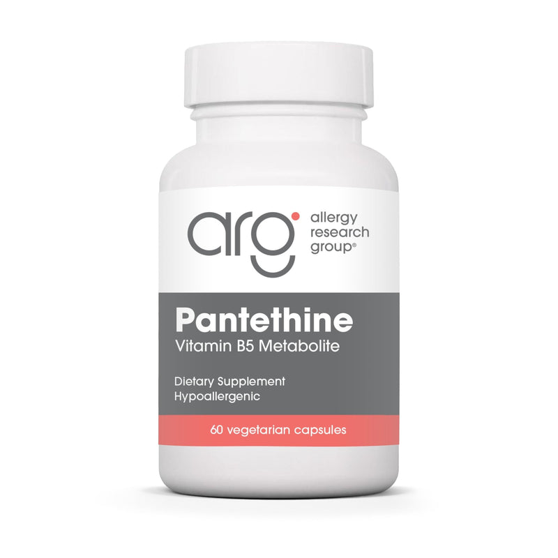 ARG Pantethine Vitamin B5 Metabolite 660 mg, 60 Capsules | Active Vitamin B5 Metabolite for Carbohydrate, Lipid and Amino Acid Metabolism, Hypoallergenic Formula