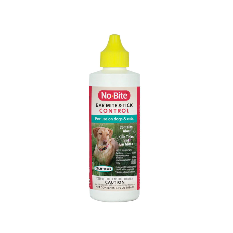 Durvet 011-1165 No-Bite Flea & Tick Ear Mite Control, 4 oz
