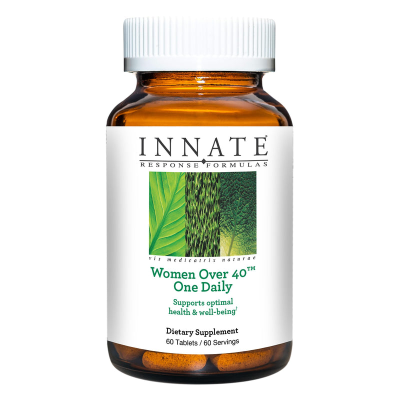 Innate Response Formulas Womens Multivitamin Over 40 One Daily, 60 Tablets | One Daily for Women Over 40, Vitamin C, A, E, B12, B6, D3, Iron & Zinc, Vegetarian, Non-GMO, 60 Servings