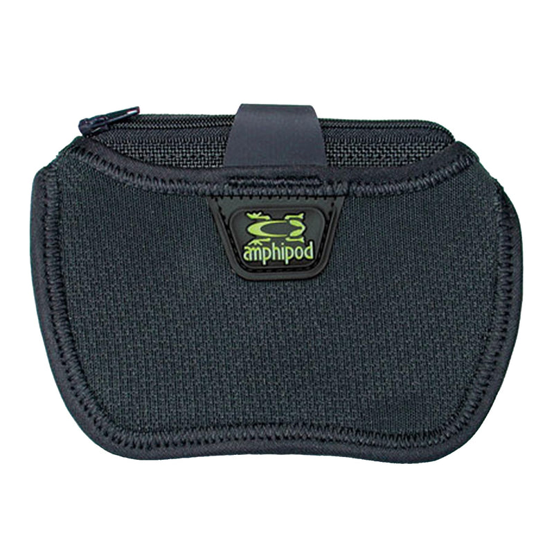 Amphipod Satellite Lock-On Pouch, Compact Storage Clip for Running & Jogging, Men & Women - Black - 5" x 3.75"