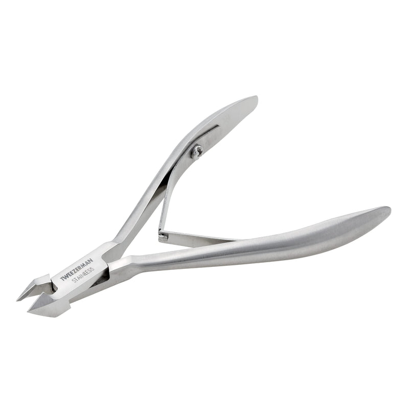 Tweezerman Professional Stainless Steel Rockhard Cuticle Nipper 1/2 Jaw (ZW-3196-P) - BeesActive Australia