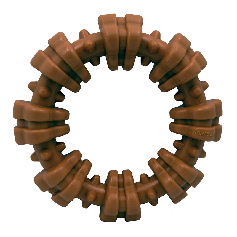 Nylabone Power Chew Textured Dog Chew Ring Toy, Dog Toys for Aggressive Chewers, Flavor Medley, X-Large/Souper (1 Count) X-Large/Souper (1 Count) - BeesActive Australia