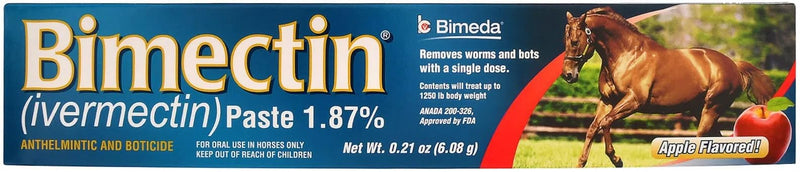 Bimectin 1.87% Ivermectin Apple Flavored Wormer - 1 pack - BeesActive Australia