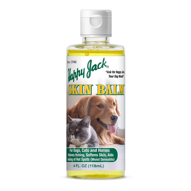 Happy Jack Skin Balm Hot Spot & Itchy Skin Relief for Dogs, Cats & Horses (4 oz), Softens, Aids Healing of Hot Spots, Fast Relief to Intense Itching, Scratching & Gnawing - PawsPlanet Australia