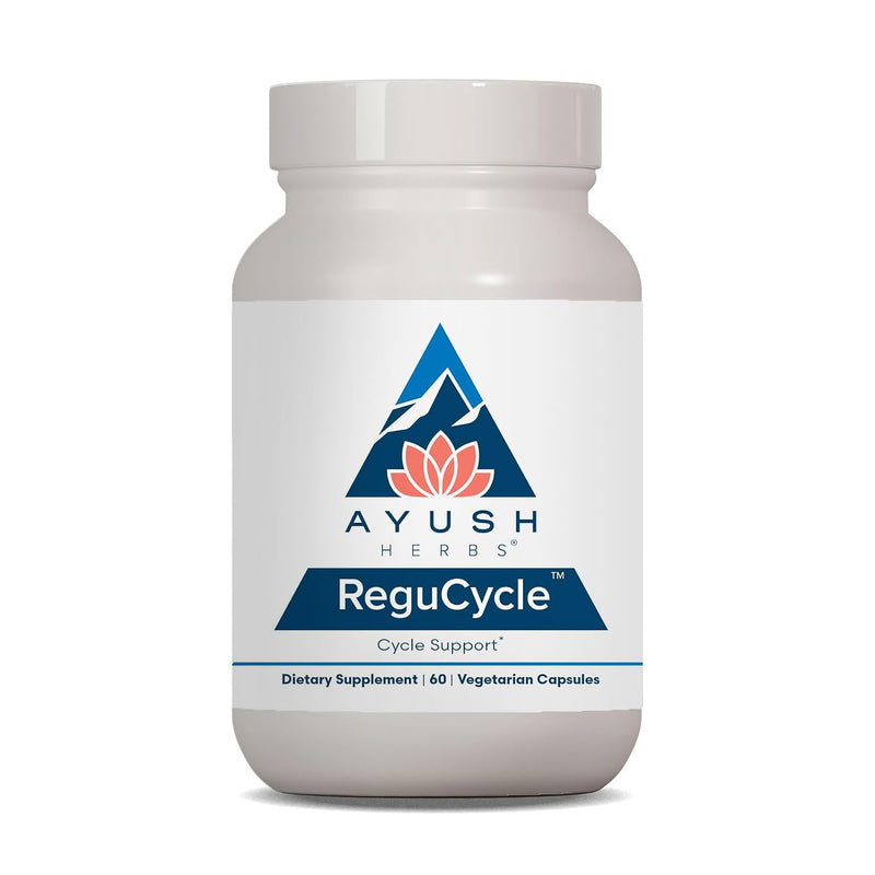 Ayush Herbs Regu-Cycle, Hormone Balance for Women, 60 Servings | Hormonal Support, Period Support & Relief, Reproductive Health, Regulate Menstrual Cycle, Ovarian Supplement