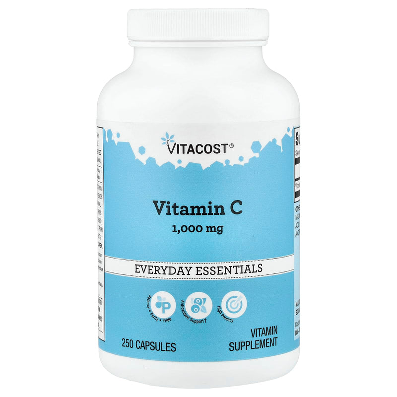 Vitacost Vitamin C, 1,000 mg, 250 Capsules
