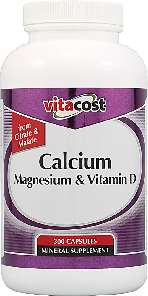 Vitacost Calcium Magnesium & Vitamin D - 300 Capsules