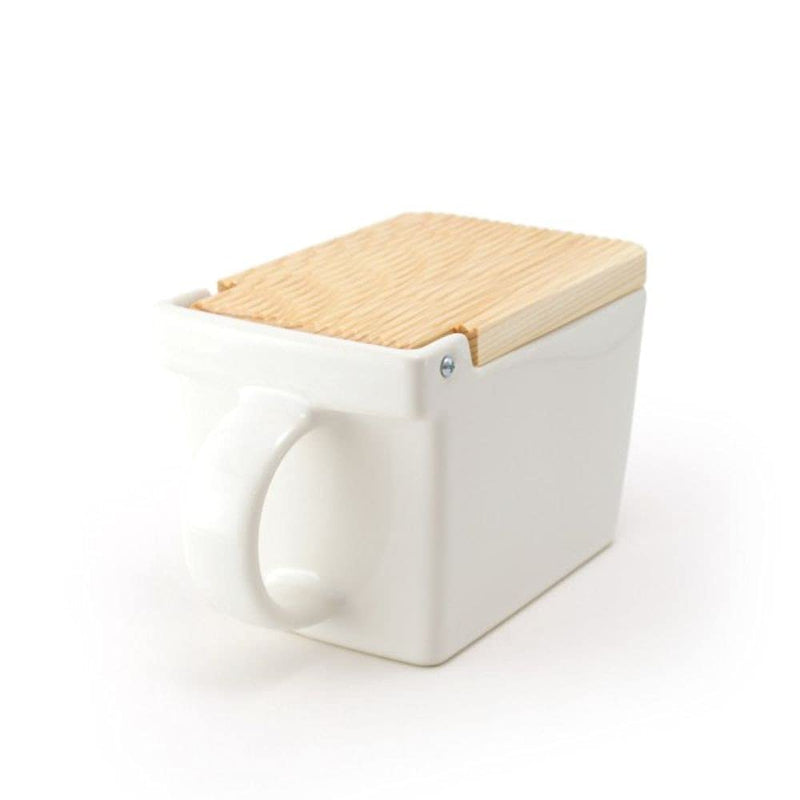ZERO JAPAN Salt Box - White - 15oz / 420ml Made in Japan - BeesActive Australia