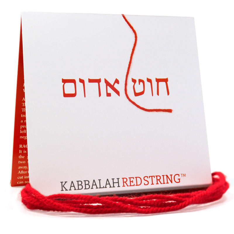 The Original Kabbalah Red String Bracelet from Israel - Red String Bracelet Pack 60 Inch Red String for up to 7 Evil Eye Protection Bracelets - Prayer, Blessing & Instructions Included! - BeesActive Australia