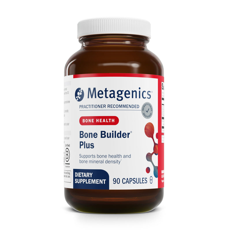 Metagenics Bone Builder Plus MCHC, Bone Density Support, 90 Capsules | Bone Health Supplement, 90 mg Calcium with Microcrystalline Hydroxyapatite (MCHC), Supports Bone Mineral Density, Gluten-Free 90 Count (Pack of 1)