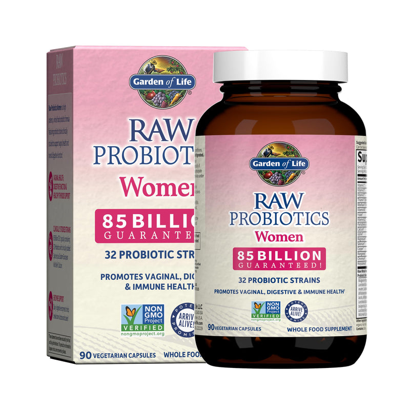 Garden of Life Raw Probiotics Women, 85 Billion CFU, 90 Vegetarian Capsules