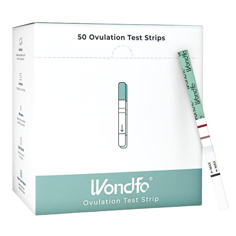Wondfo Ovulation Test Strips - Women Fertility Tracking and Pregnancy Planning with Cycle-Detecting LH Surge - Highly Sensitive and Fast Result at Home Kit (50 Count) 50 Count (Pack of 1) - BeesActive Australia