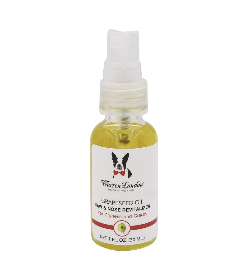 Warren London Nose & Paw Pad Moisturizer for Dogs - Grapeseed Oil & Essential Oil Blend - Instant Relief Revitalizing & Moisturizing Spray for Softer Dog Paws - Made in USA - 1oz - BeesActive Australia