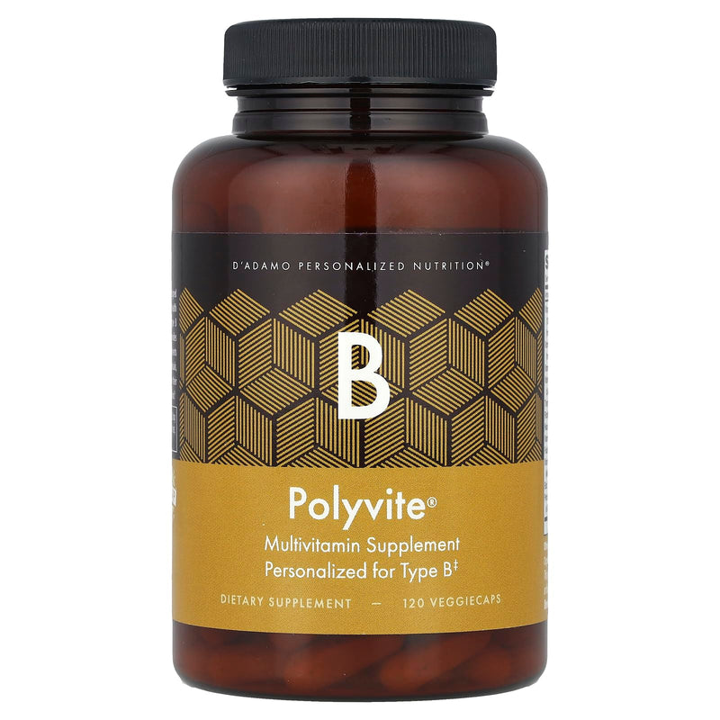 D'Adamo Personalized Nutrition - Polyvite B 120 vcaps