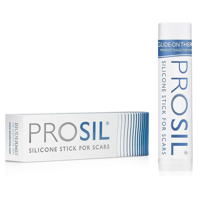 PROSIL Silicone Scar Stick 4.25 g – Medical Grade Silicone Scar Treatment for New & Old Scars – Mess Free, Glide On Scar Therapy Stick for Face & Body – Compact, Travel-Friendly Scar Care for Adults 4.25g