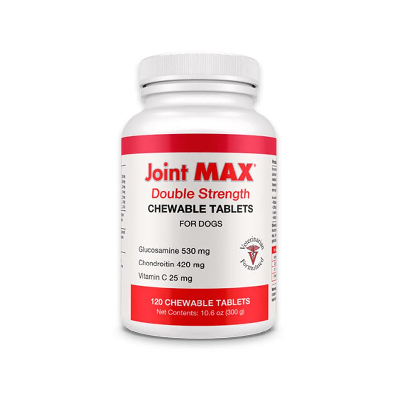 Double Strength Chewable Tablets for Dogs, Glucosamine, Chondroitin, Vitamins & Antioxidants, Hip & Joint Pain Relief & Support Supplement - Veterinarian Formulated, Made in USA, 120 Tablets 120 Count - BeesActive Australia