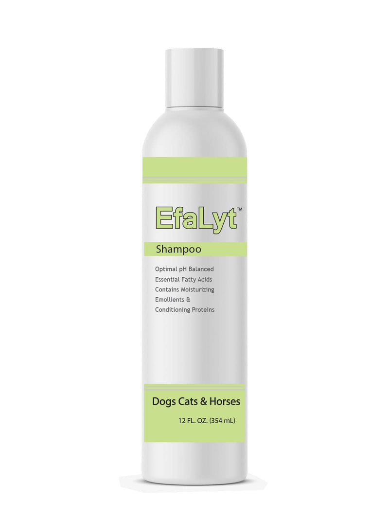 EfaLyt Hypoallergenic Shampoo for Pets - Blend of Proteins, Essential Fatty Acids - Control Flaking and Scaling - Optimal pH Balance - Natural Moisturizer - 12 fl oz - PawsPlanet Australia