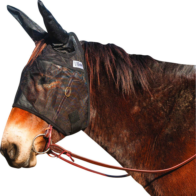 Cashel QR Mule Horse STD Ear, std 13" Ear (QRMHSE), Black - PawsPlanet Australia