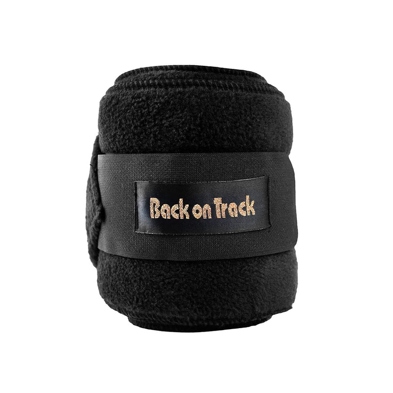 Back on Track Wrap's Therapeutic Fleece Horse Polo 11 Black - BeesActive Australia