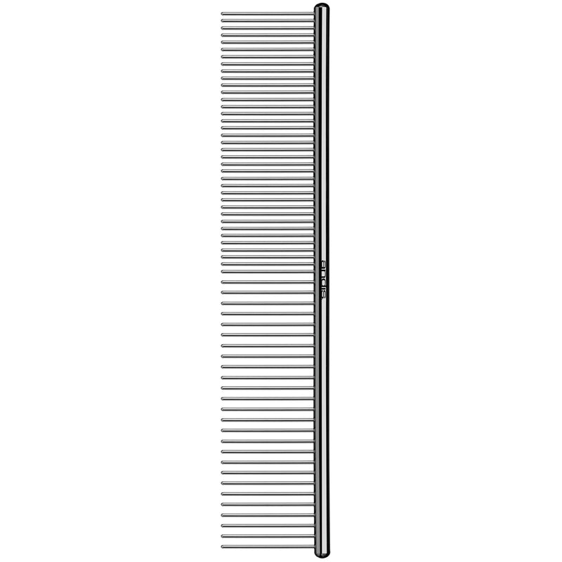 Andis 65730 Stainless-Steel Comb for Knots, Mats & Loose Hair Removal - Effective Dematting Tool, Comfortable, Lightweight, Portable & Safe for Dogs, Cats & Pets – Silver, 7-1/2-Inch 7 1/2" - BeesActive Australia