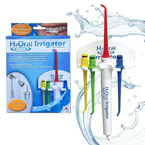Oral Irrigator - Shower Water Flosser for Healthy Teeth and Gums Made in USA