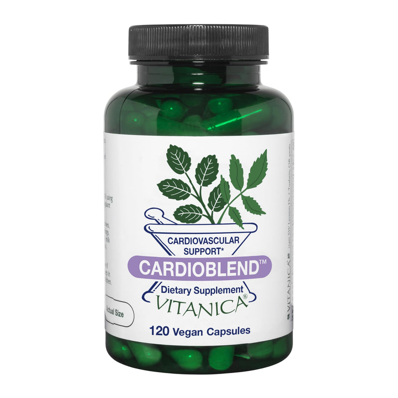 Vitanica CardioBlend, Cardiovascular Support, Vegan, 120 Capsules Pro Logo - 120 Capsules