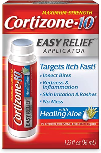 Cortizone-10 Easy Relief Applicator Anti-Itch Liquid 1.25 oz 1.25 Fl Oz (Pack of 1)