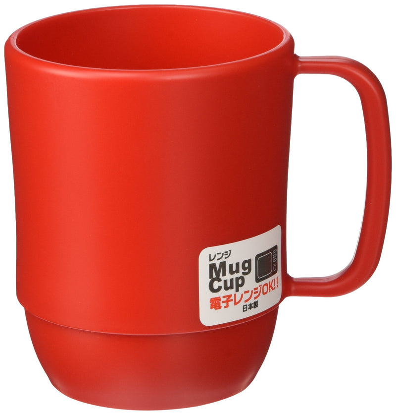 Japanese Microwavable Water Mug Unbreakable Milk Juice Mug for Kids Camping Travel Water Tea Coffee Mug 12 ounce BPA Free Non-Toxic Dishwasher Safe Made in Japan, Red - BeesActive Australia