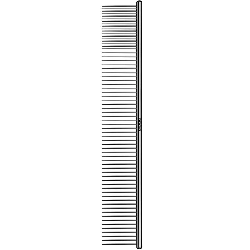 Andis 65725 Stainless-Steel Comb for Knots, Mats & Loose Hair Removal - Effective Dematting Tool Comfortable, Lightweight, Portable & Safe for Dogs, Cats & Pets – Silver, 10-Inch 10 Inch - BeesActive Australia
