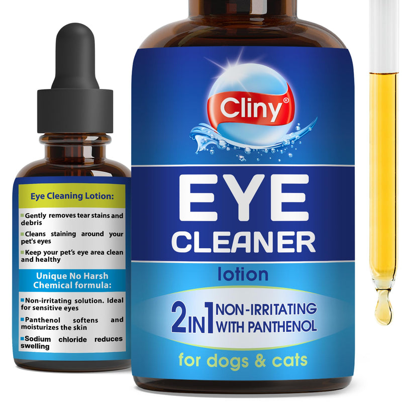Cat & Dog Eye Wash Drops & Tear Stain Remover, Cleaner | Eye Infection Treatment Helps Prevent Pink Eye, Relief Allergies Symptoms, Runny, Dry Eyes - Safe for Small Animals (Eye Drops) Eye Drops - BeesActive Australia