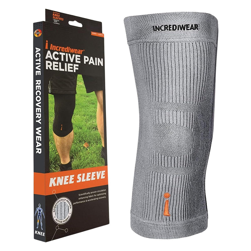 Incrediwear Knee Sleeve ‚Äì Knee Braces for Knee Pain, Joint Pain Relief, Swelling, Inflammation Relief, and Circulation, Knee Support for Women and Men Large Grey - BeesActive Australia