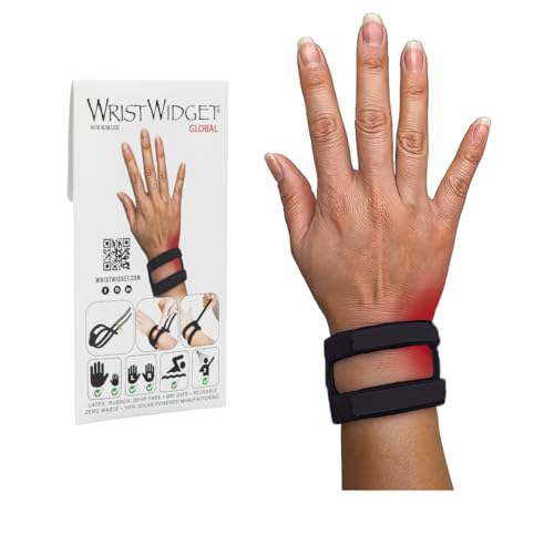 WristWidget® Wrist Brace for TFCC Tears, One Size fits most. For Left and Right Wrists, Support for Weight Bearing Strain, Exercise Black