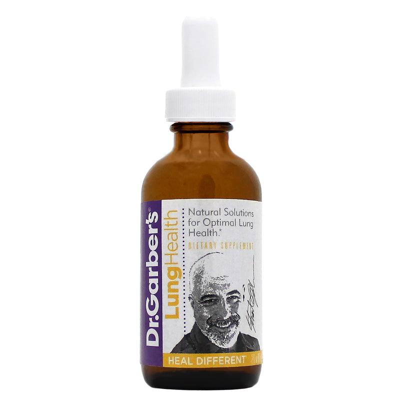 Dr. Garber's Natural Solutions Lung Health Oral Drops - Gemmotherapy Liquid Supplement to Protect & Cleanse Lungs, Repair Damaged Lung Tissue, Lung Health Support, Allergy & Asthma Relief - 60ml - BeesActive Australia