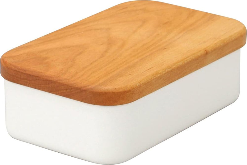 Noda Enamel BT-200 Butter Case, For 7.1 oz (200 g), Made in Japan 200ｇ - BeesActive Australia