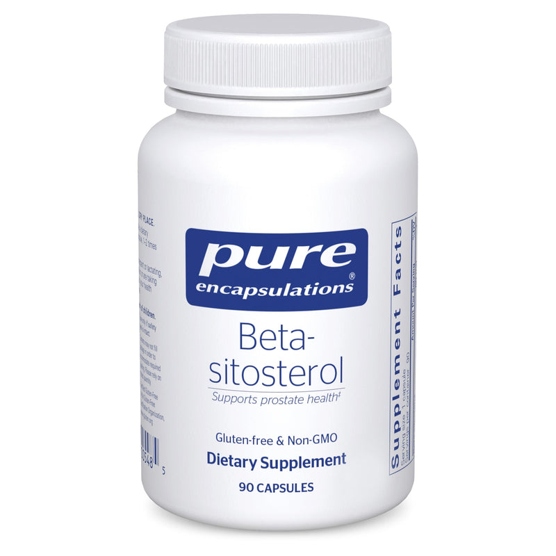 Pure Encapsulations Beta-Sitosterol, 90 Capsules | Men's Supplement for Urinary Flow and Health*, Plant Sterol Formula, Hypoallergenic, Gluten-Free, Dairy-Free 90 Count (Pack of 1)