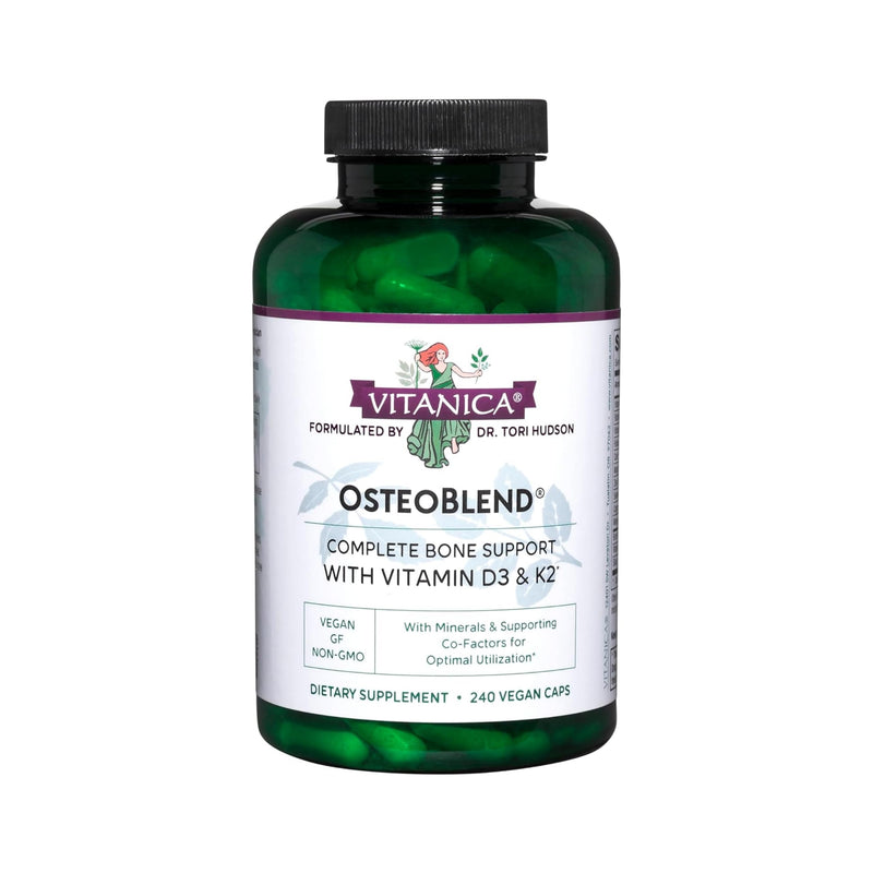 Vitanica, OsteoBlend, Bone Support, Vegan, 240 Capsules