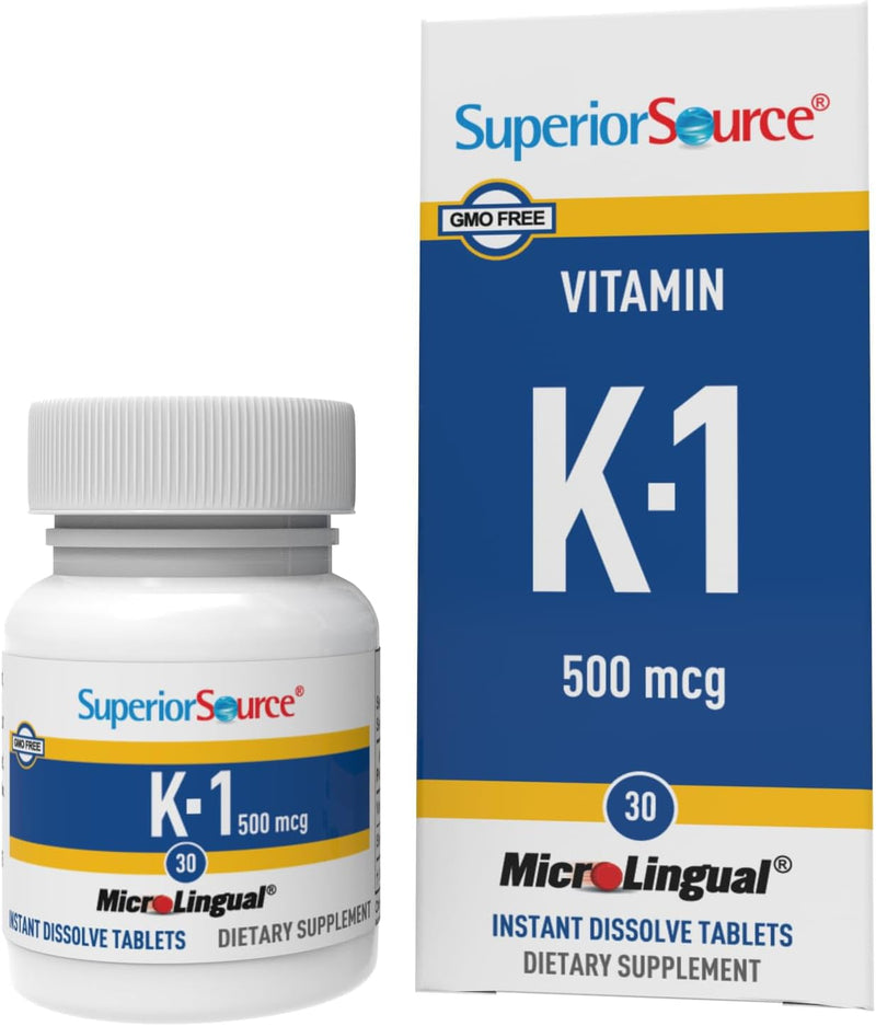 Superior Source Vitamin K1 500mcg - BeesActive Australia