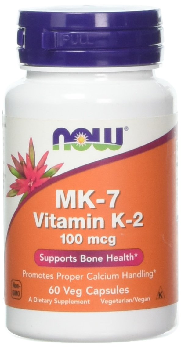 Now Foods, Mk-7 Vitamin K-2 100 Mcg, 60 Vegg Capsules