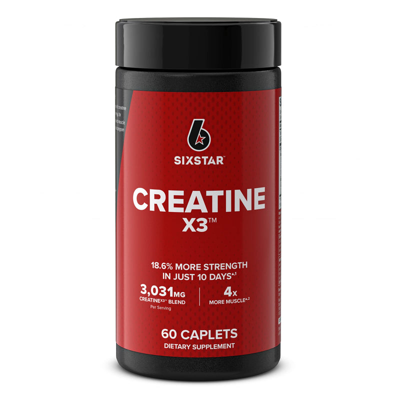 Six Star Creatine Pills Post Workout X3 Creatine Capsules Creatine Monohydrate Blend Muscle Recovery & Muscle Builder for Men & Women Creatine Supplements, 20 Servings 60 Count (Pack of 1) - BeesActive Australia